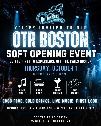 Off The Rails Boston Soft Opening Event